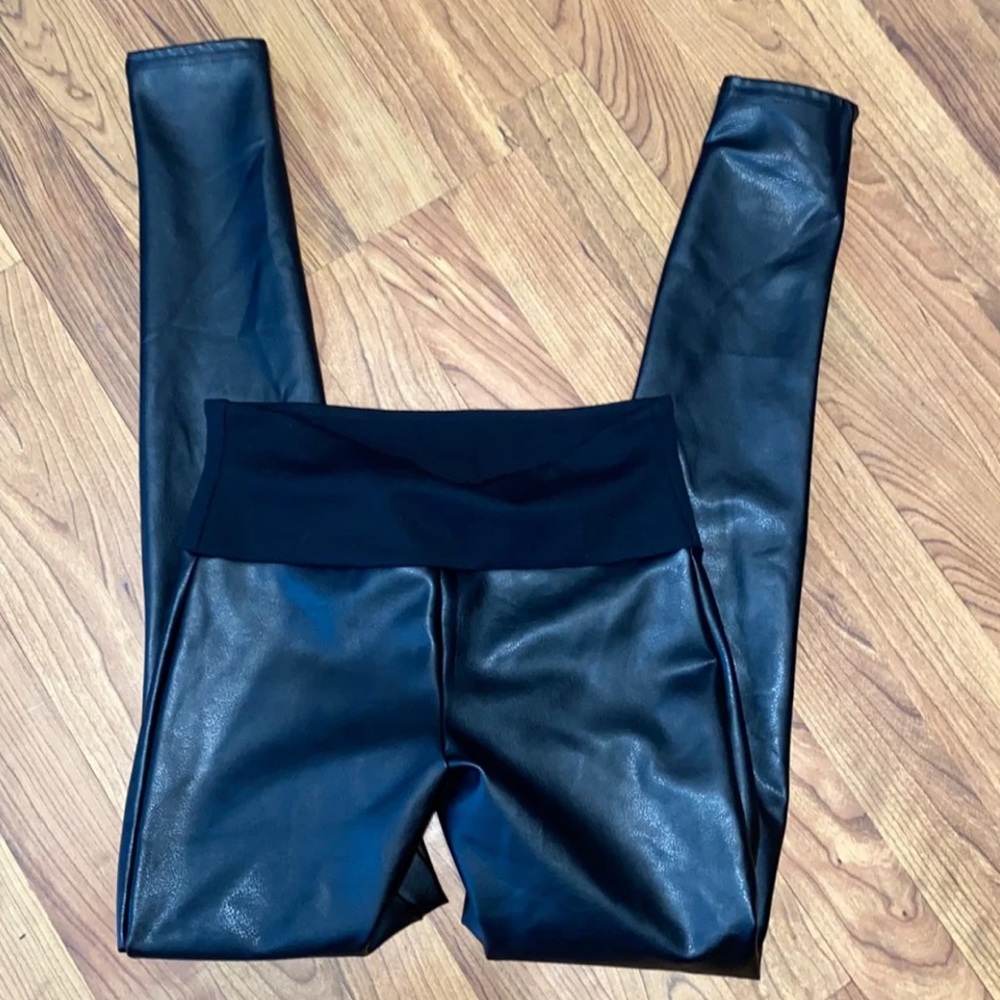 Spanx Leather Leggings